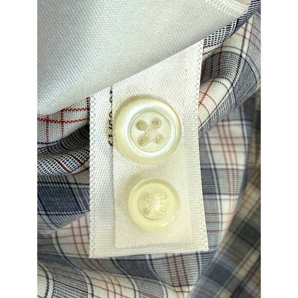 Banana Republic Men's Non-Iron Plaid Slim Fit Button Down Shirt Long Sleeves - Picture 7 of 9